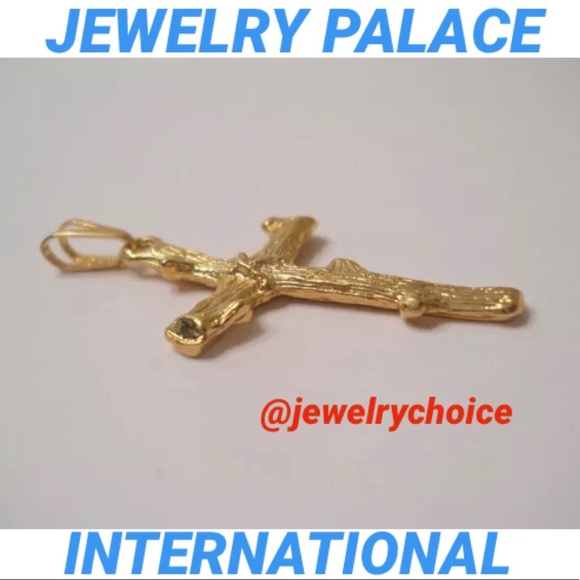 🆕14K Gold Filled Beautiful Bamboo Cross. - Picture 3 of 10